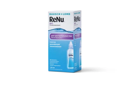 Аксессуары для линз Раствор ReNu MPS 120 мл