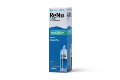 Аксессуары для линз Раствор ReNu MultiPlus 240 мл