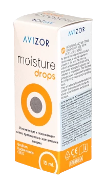 Аксессуары для линз Капли Avizor Moisture Drops 15ml