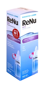 Аксессуары для линз Раствор ReNu MPS 360 мл
