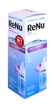Аксессуары для линз Раствор ReNu MPS 360 мл