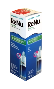 Аксессуары для линз Раствор ReNu MultiPlus 360 мл