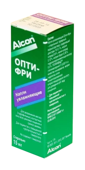 Аксессуары для линз Капли Alcon Опти -Фри 15ml