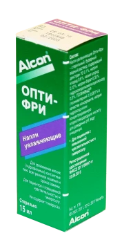 Аксессуары для линз Капли Alcon Опти -Фри 15ml