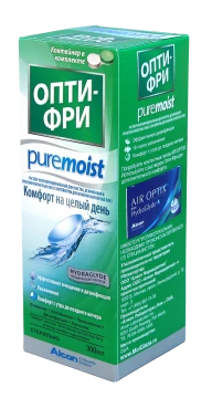 Аксессуары для линз Раствор Oпти-Фри Pure Moist 300 мл