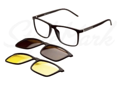 Оправы StyleMark C2707 B (клип- 2 шт коричневый+желтый)