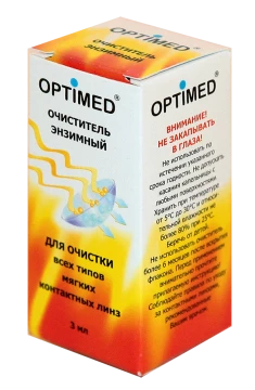 Аксессуары для линз Энзимный очиститель Optimed  3 ml
