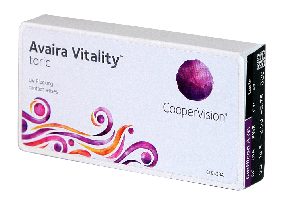 Контактные линзы AVAIRA VITALITY TORIC (6pk) купить в Екатеринбурге по ...