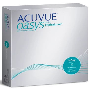 Контактные линзы 1Day Acuvue Oasys Hydraluxe (90 pk)