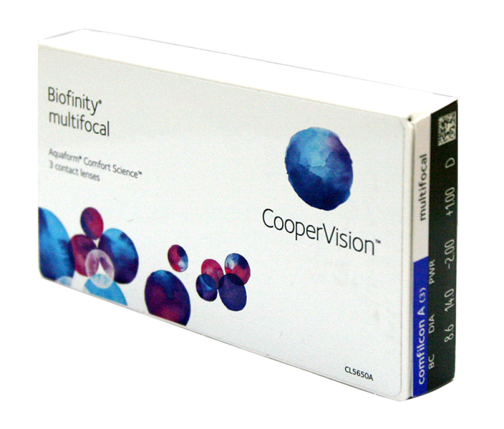 Контактные линзы BIOFINITY MULTIFOCAL (3pk) в Екатеринбурге купить по цене  2 450 рублей. Характеристики, фото и описание - «Очки для Вас»