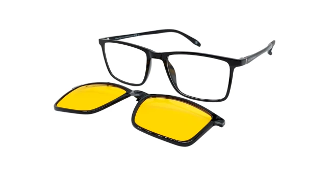 Оправы Elfspirit EF-4489 c005 (клип- 2 шт серый+желтый)
