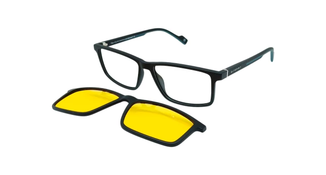 Оправы Elfspirit EF-4474 c055 (клип- 2 шт серый+желтый)