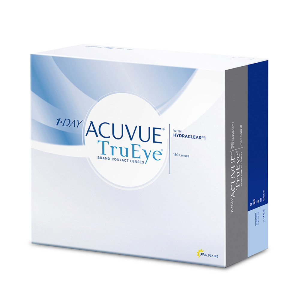 Контактные линзы 1Day Acuvue TruEye (180 pk) в Сыктывкаре купить по цене 18  000 рублей. Характеристики, фото и описание - «Очки для Вас»