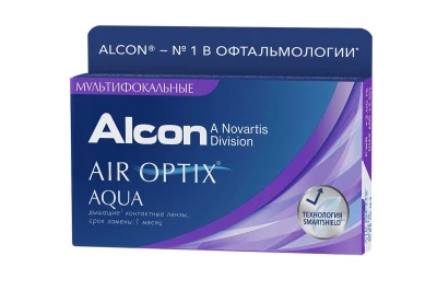 Контактные линзы AIR OPTIX plus HydraGlyde MULTIFOCAL (3pk)