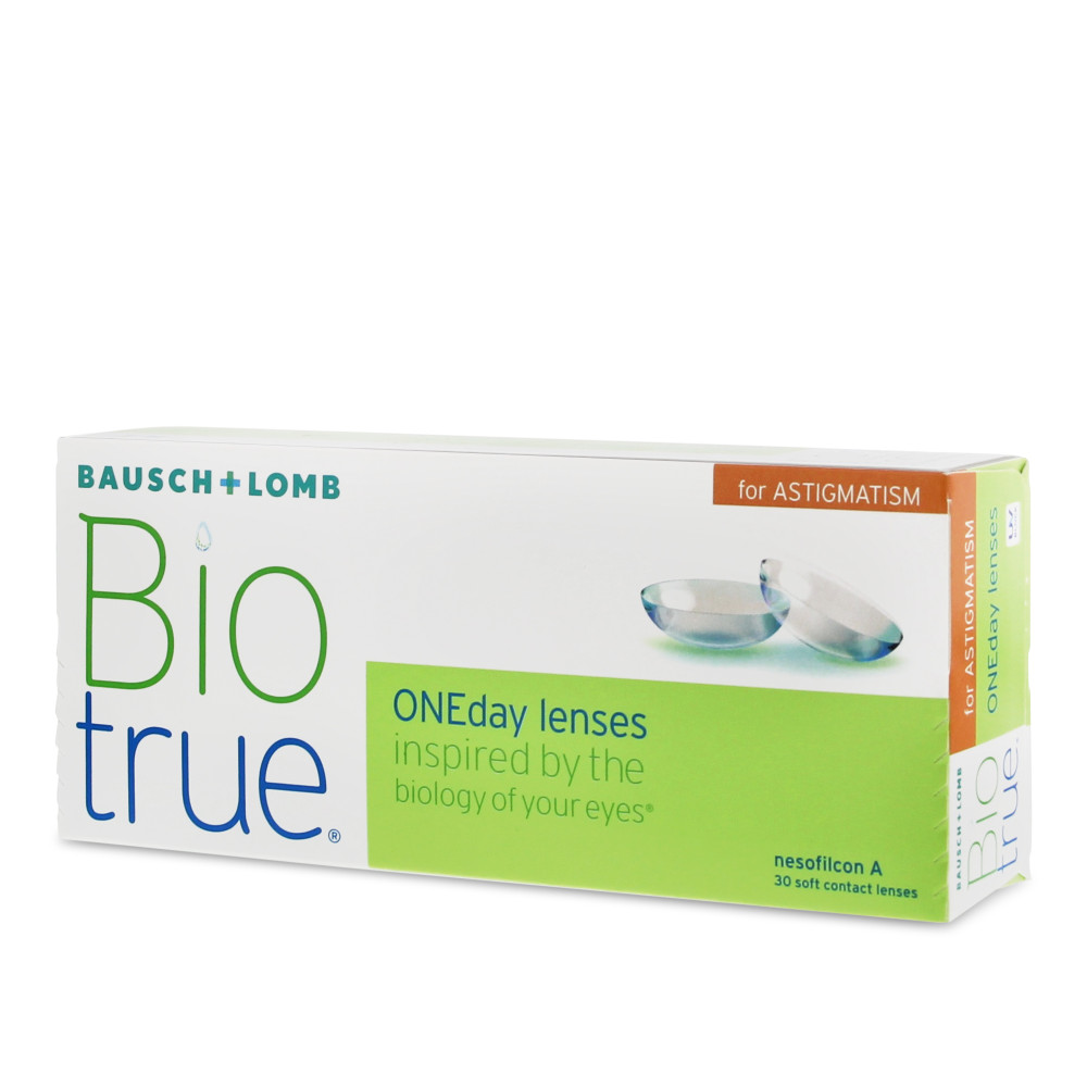 Контактные линзы BioTrue OneDay for Astigmatism (30pk) в Екатеринбурге  купить по цене 2 300 рублей. Характеристики, фото и описание - «Очки для  Вас»