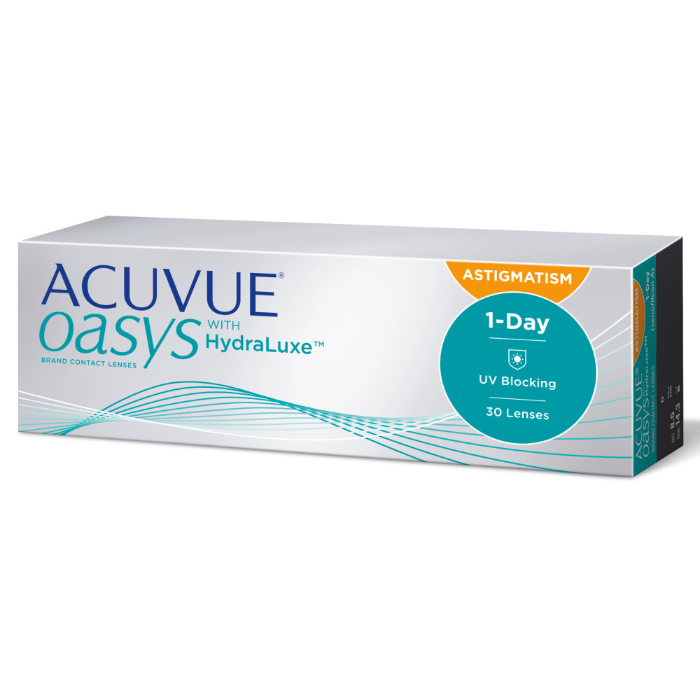 Контактные линзы 1Day Acuvue Oasys for Astigmatism (30 pk) в Екатеринбурге  купить по цене 3 140 рублей. Характеристики, фото и описание - «Очки для  Вас»