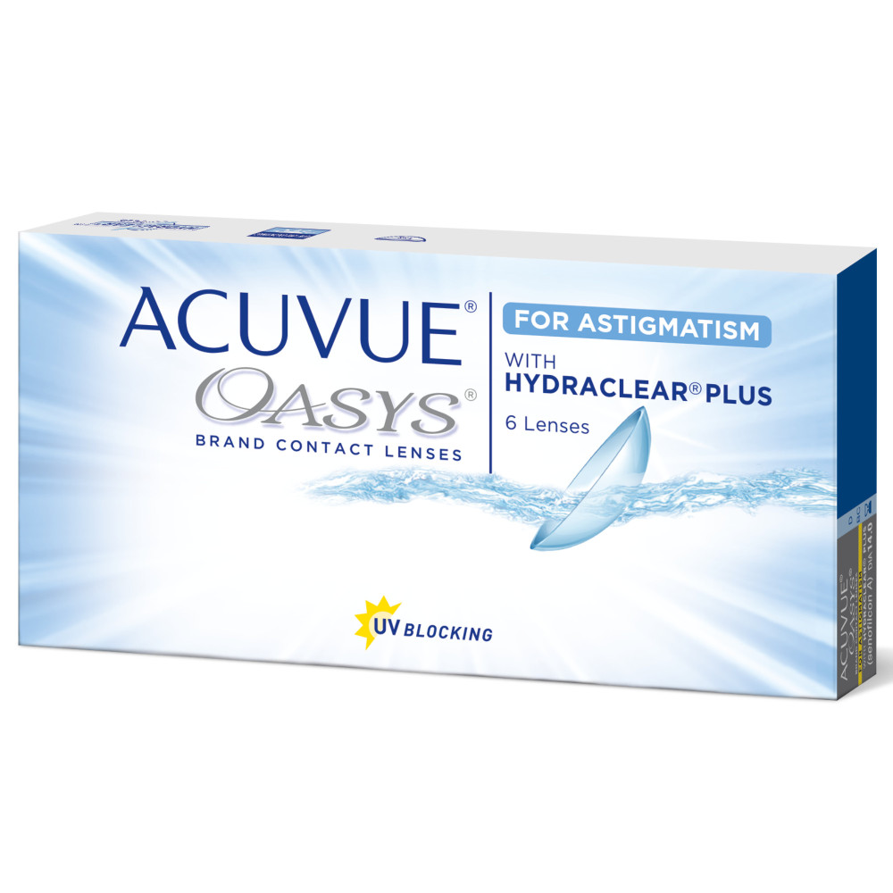 Контактные линзы ACUVUE OASYS FOR ASTIGMATISM (6pk) в Екатеринбурге купить  по цене 2 215 рублей. Характеристики, фото и описание - «Очки для Вас»