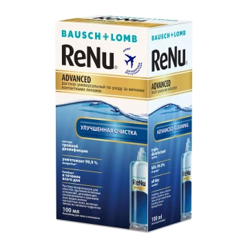 Аксессуары для линз Раствор ReNu Advanced 100 мл