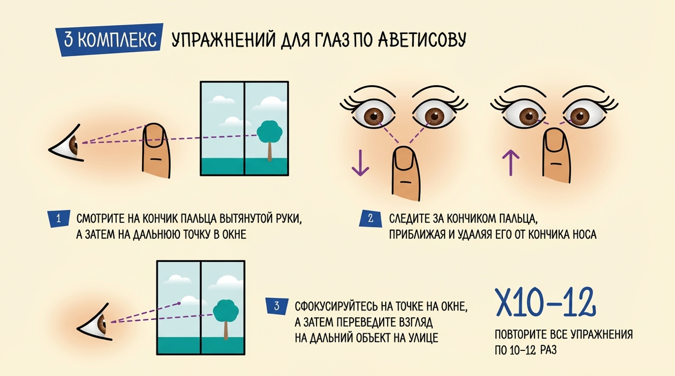 третий комплекс упражнений по Аветисову