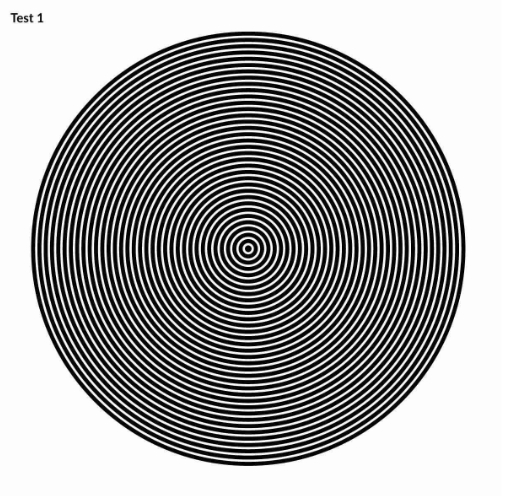 тест на астигматизм 1