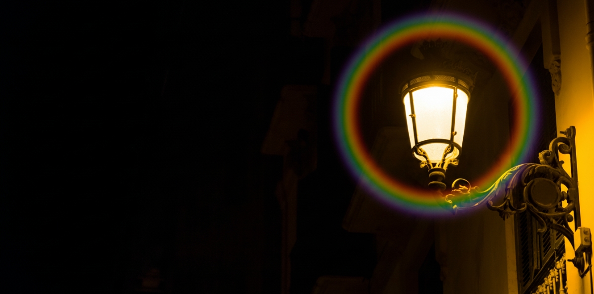 радужные круги вокруг источников света при глаукоме